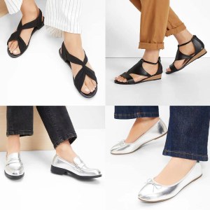 À partir de 4,50 €/paire – Nouvelle collection estivale de chaussures (95 % femmes, 5...)