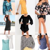 À partir de 2,50 € – Lot de vêtements été, Catégorie A – 100 % neufs, 95 % femmes, emba...