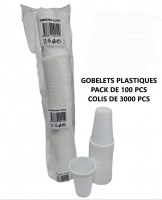 Déstockage Goblet en plastique