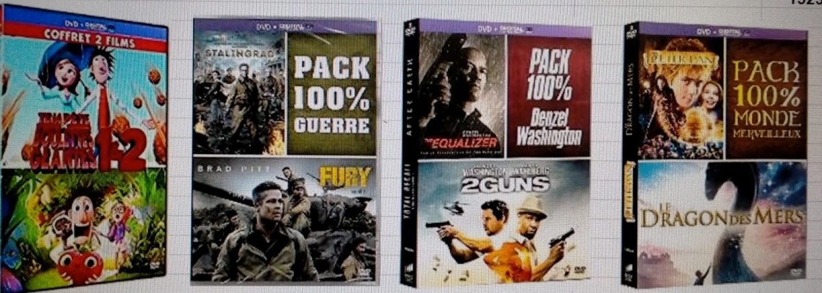 Lot dvd neufs rtom distribution Destockage Grossiste