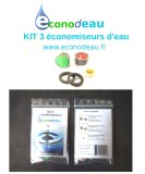 KIT 3 économiseurs d'eau ECONODEAU