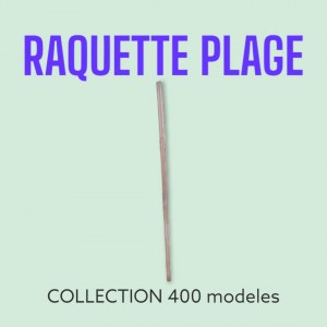 LOT GABARIT RAQUETTES DE PLAGE EN BOIS