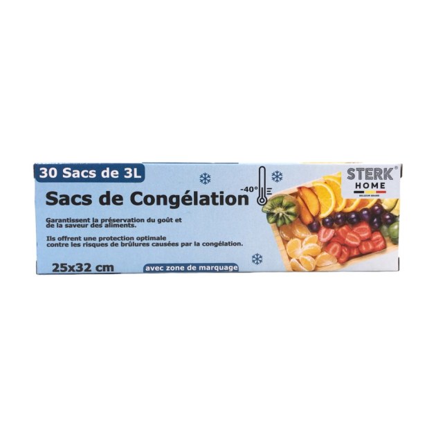 Sac de Congélation Réutilisable - AMOUNE - 12pcs - Étanche - Multi