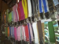 Lot de ceintures nylon boucle métal