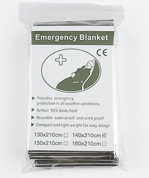 Couverture de survie 210x160cm CE - 50 000 PIECES