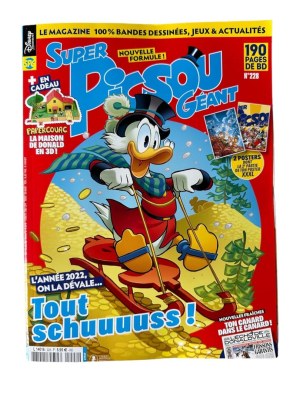 Destockage : Super Picsou Géant Numéro 228 : L'année 2022 on la dévale... tout schuuuuss!