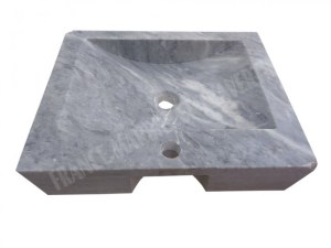 Pierre Bleue Turque Evier 50x40 cm Épaisseur : 10 cm Qualité : 1’er Choix Finition : Po...