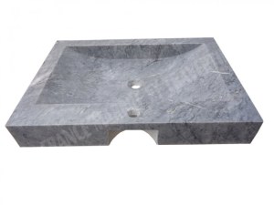 Pierre Bleue Turque Evier 70x50 cm