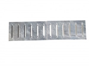 Pierre Bleue Turque Grille Rainure 15x30 cm