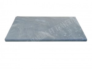 Pierre Bleue Turque Margelle Arrondi 30,5x61 cm