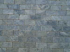 Pierre Bleue Turque Mosaïque sur filet 4,8x10 cm