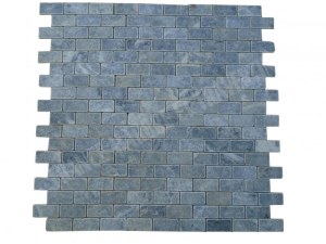 Pierre Bleue Turque Mosaïque sur filet 4,8x10 cm