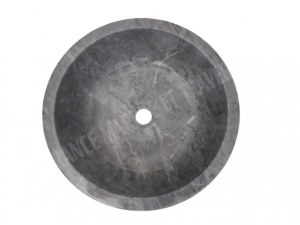 Vasque Pierre Bleue Turque Modèle Bol Strié