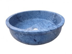 Vasque Pierre Bleue Turque Modèle Bol Encastrér