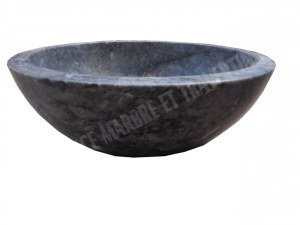 Pierre Bleue Turque Vasque Modèle Petit Bol Hauteur : 15 cm Qualité : Rustique Diamètr...
