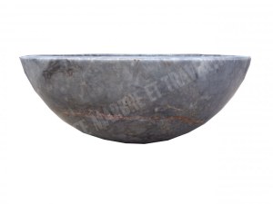 Pierre Bleue Turque Vasque Modèle Petit Bol Hauteur : 15 cm Qualité : Rustique Diamètr...