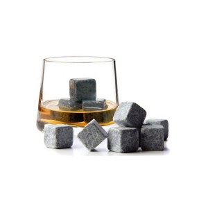 SHOP-STORY - GREY WHISKY STONES : Lots de 9 Pierres à Whisky Grey Edition
