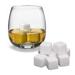 SHOP-STORY - WHITE WHISKY STONES : Lots de 9 Pierres à Whisky White Edition