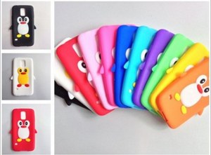 Lot de coques silicone Pingouin pour Samsung Galaxy S5