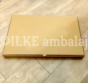 Boite à pizza Neutre Brun 40x60x5cm- Plateau Traiteur