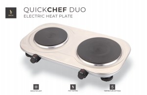 Plaque Chauffante Électrique DUO Quickchef 1500W