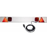 Plaque arrière de signalisation pour remorque