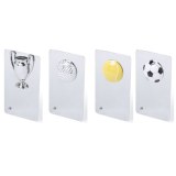 Plaque Edward en Acier/Inox - Objet publicitaire AVEC ou SANS logo - Cadeau client - Gi...