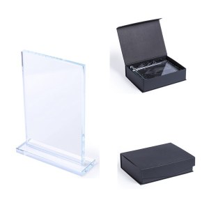 Plaque Recsum en Verre - Objet publicitaire AVEC ou SANS logo - Cadeau client - Gift -...