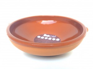 Cassolettes en terre cuite artisanales 17cm plat Ikocat