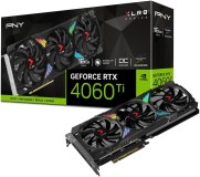 PNY Tarjeta gráfica GeForce RTX™ 4060 Ti 16GB XLR8 Gaming Verto RGB Triple Fan OC DLSS 3
