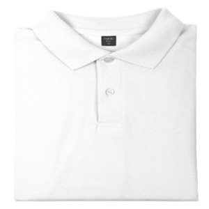 Polo Blanc "Bartel" en Coton - Objet publicitaire AVEC ou SANS logo - Cadeau client -...