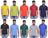 POLO UNIS MIX COULEUR TAILLE