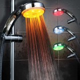 Pomme de douche a led