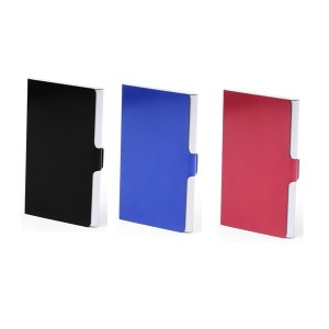 Porte-Cartes Gilber en Aluminium - Objet publicitaire AVEC ou SANS logo - Cadeau client...