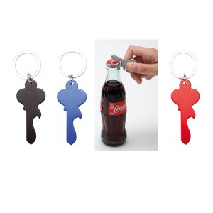 Porte-Clés Décapsuleur "Cliff" en Aluminium - Objet publicitaire AVEC ou SANS logo - Ca...