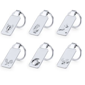 Porte-Clés "Depor" en Métal - Objet publicitaire AVEC ou SANS logo - Cadeau client - Gi...