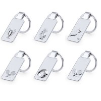 Porte-Clés "Depor" en Métal - Objet publicitaire AVEC ou SANS logo - Cadeau client - Gi...