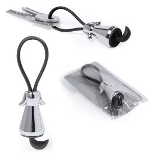 Porte-Clés "Doggo" en Métal/Silicone - Objet publicitaire AVEC ou SANS logo - Cadeau cl...