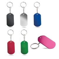 Porte-Clés "Nevek"en Aluminium - Objet publicitaire AVEC ou SANS logo - Cadeau client...