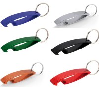Porte-Clés Ouvre Bouteille "Samo" en Aluminium - Objet publicitaire AVEC ou SANS logo...