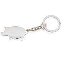 Porte-Clés Piggy en Métal - Objet publicitaire AVEC ou SANS logo - Cadeau client - Gift...