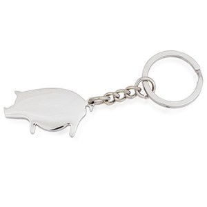 Porte-Clés Piggy en Métal - Objet publicitaire AVEC ou SANS logo - Cadeau client - Gift...