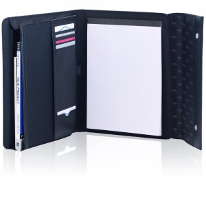 Porte-Documents Milano en Microfibre et en Similicuir - Objet publicitaire AVEC ou SANS...