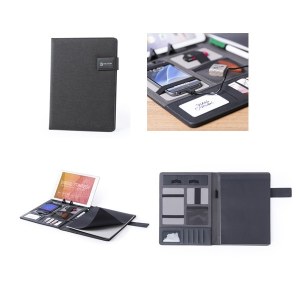 Porte-Documents Power Bank Boozel en Polyester - Objet publicitaire AVEC ou SANS logo...