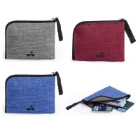 Porte-Monnaie Porte-Cartes "Vatien" en Polyester - Objet publicitaire AVEC ou SANS logo...