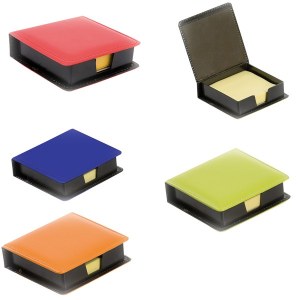 Porte Notes Adhésives "Posit" en Similicuir - Objet publicitaire AVEC ou SANS logo - Ca...