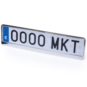 Porte Plaque d'Immatriculation Hescol - Objet publicitaire AVEC ou SANS logo - Cadeau...