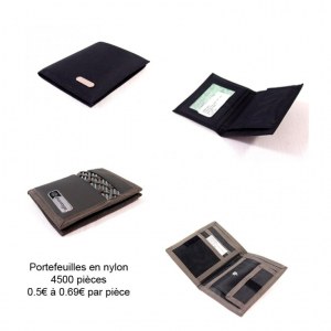 Portefeuilles en nylon