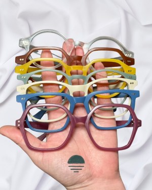 LOT DE LUNETTES FRANÇAISES - plastique recyclé - 7 modèles