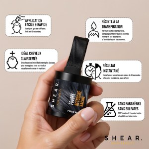 Grossiste coiffeurs , barbiers - Poudre et creme densifiante Produits innovants